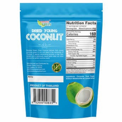 Paradise Green Dried Young Coconut 24 oz