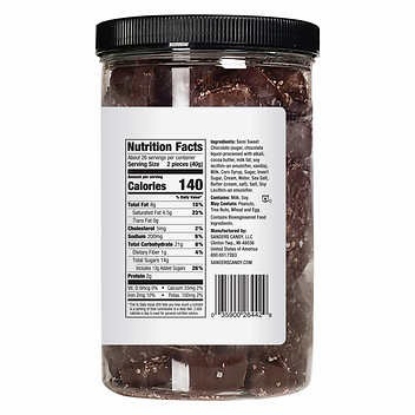 Sanders Dark Chocolate Sea Salt Caramels 36 oz  2 pack