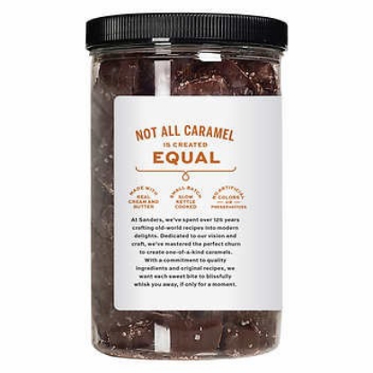 Sanders Dark Chocolate Sea Salt Caramels 36 oz  2 pack