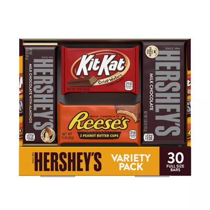 Hershey's Full Size Variety Pack 30 pk