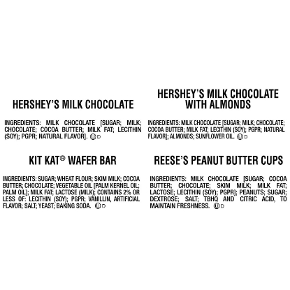 Hershey's Full Size Variety Pack 30 pk