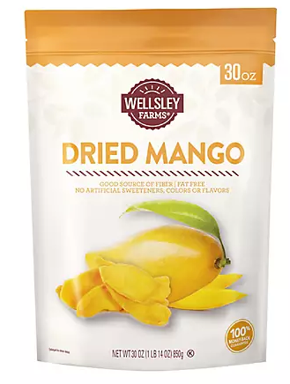 Wellsley Farms Dried Mango 30 oz