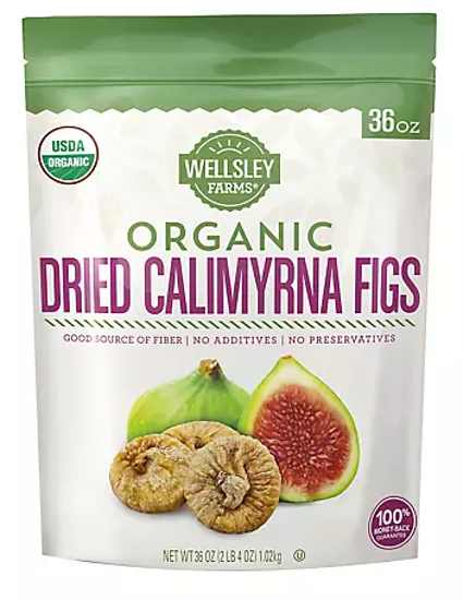 Wellsley Farms Organic Dried Calimyrna Figs 36 oz
