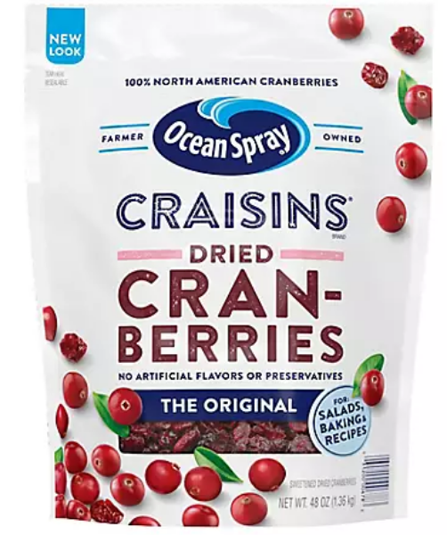 Ocean Spray Craisins 48 oz