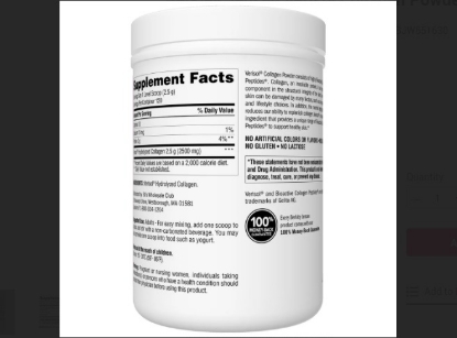 Berkley Jensen Verisol Collagen Powder 10.58 oz