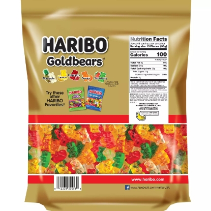 Haribo Gold-Bears Gummi Bear Candy 72oz