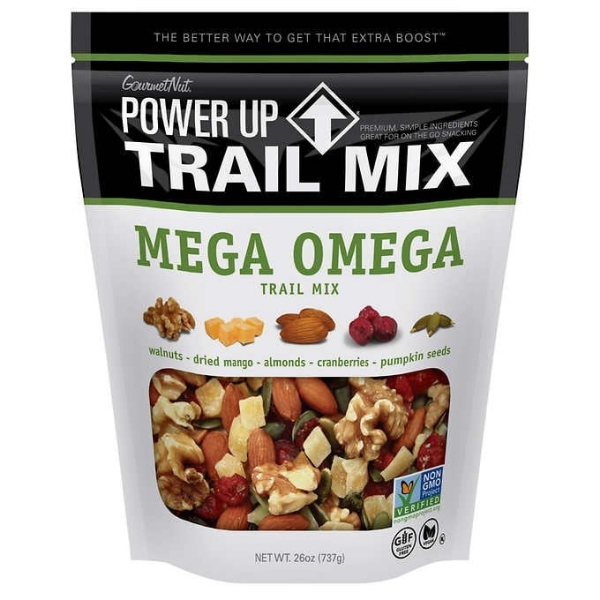 Gourmet Nut Power Up Trail Mix Mega Omega 26 oz