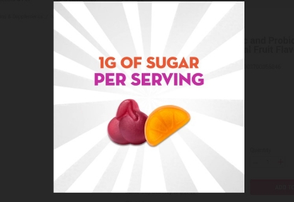 Align Digestive Health Prebiotic and Probiotic Supplement Gummies in Natural Fruit Flavors 90 ct