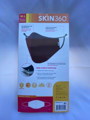 Picture of SKIN360 Premium Reusable Cloth Face Mask 6 pk