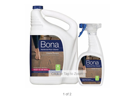 Bona Hardwood Floor Cleaner Original 32 fl oz & 128 fl oz Ready To Use Refill