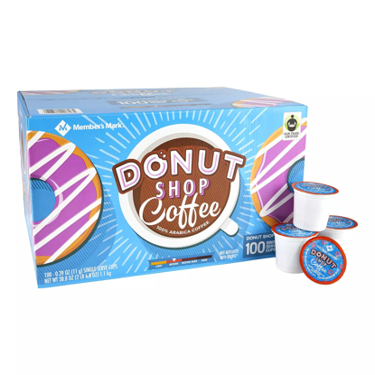 Member's Mark Donut Shop Coffee, Single-Serve Cups 100 ct