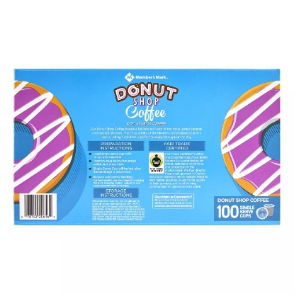 Member's Mark Donut Shop Coffee, Single-Serve Cups 100 ct