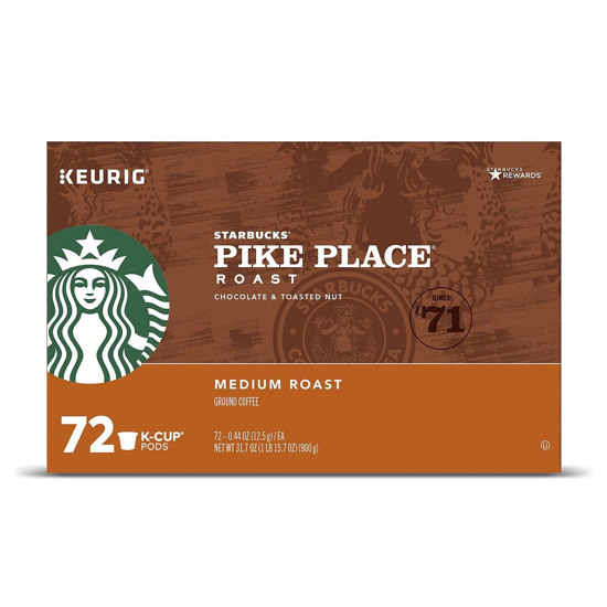 Starbucks Pike Place K-Cups 72 ct