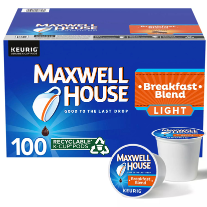 Maxwell House Light Roast Breakfast Blend Coffee K-Cup Pods 31 oz 100 ct