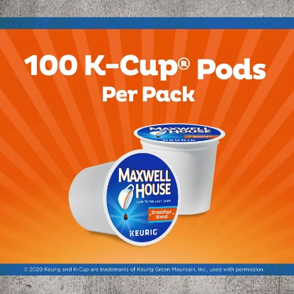 Maxwell House Light Roast Breakfast Blend Coffee K-Cup Pods 31 oz 100 ct