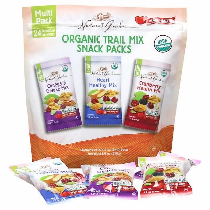 Nature's Garden Organic Trail Mix 24-count 2 pack