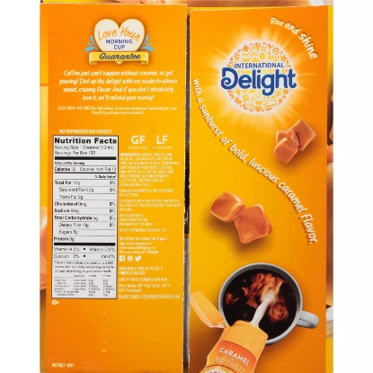International Delight Caramel Macchiato Coffee Creamer Singles 192 ct