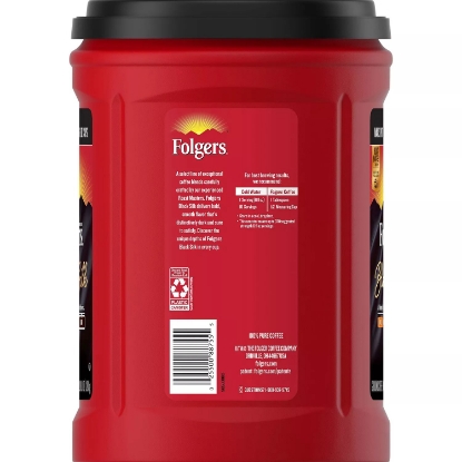 Folgers Black Silk Coffee 43.8 oz