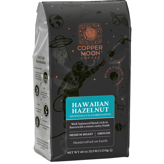 Copper Moon World Coffee Hawaiian Hazelnut 40 oz