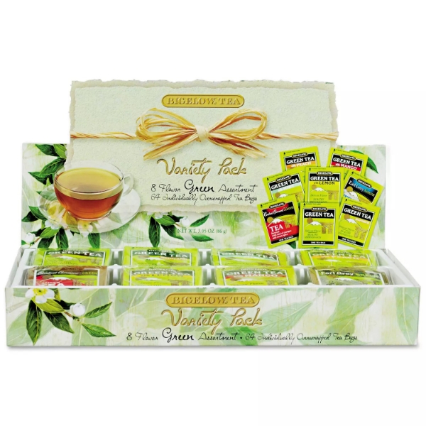 Green Tea Assortment  64 Tea Bags