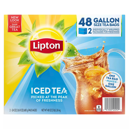 Lipton Iced Tea Gallon Size Tea Bags 48 ct