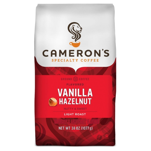Cameron's Specialty Ground Coffee, Vanilla Hazelnut 38 oz