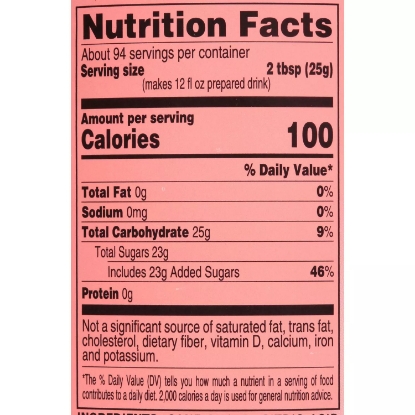 4C 35 QT Peach Iced Tea Mix 82.6 oz