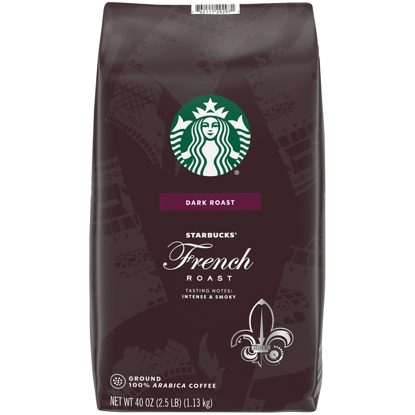 Starbucks Dark French Roast Ground Coffee 40 oz