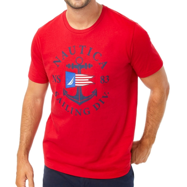 Nautica Men's Short Sleeve Graphic Tee