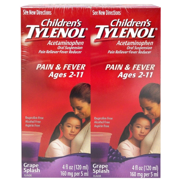 Picture of Children's Tylenol, Grape Splash Flavor - 4 oz. - 2 pk.