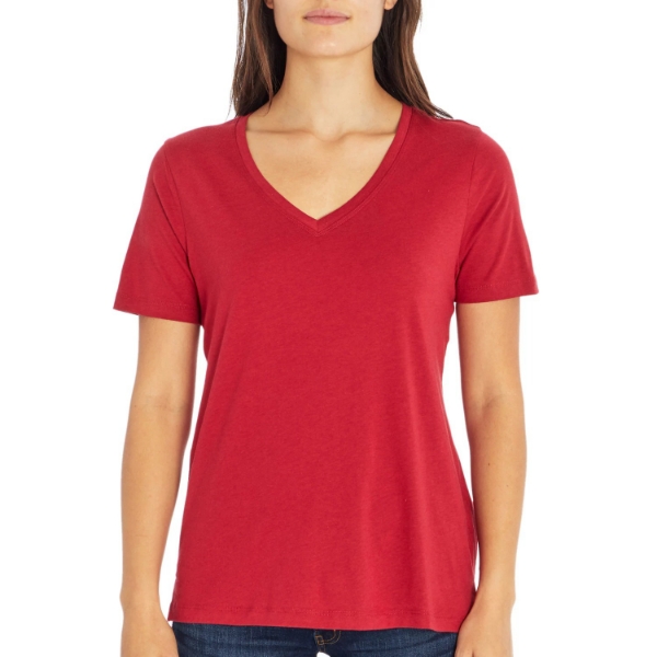 Picture of Eddie Bauer Ladies Short Sleeve V Neck Tee