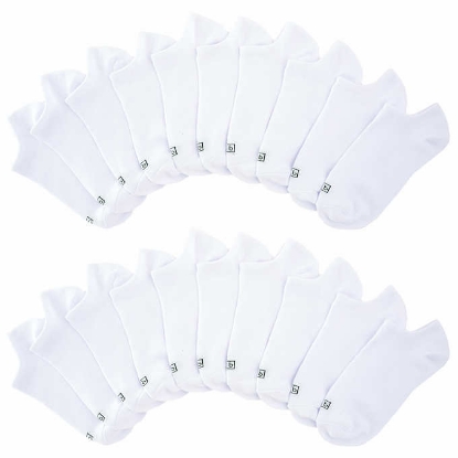 Picture of K Bell Ladies No Show Sock 20 pair