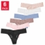 Picture of Felina Ladies' Lace Thong, 6-pack colour Black,Purple