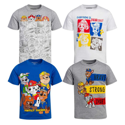 Paw Patrol Kids 4 pack Tee