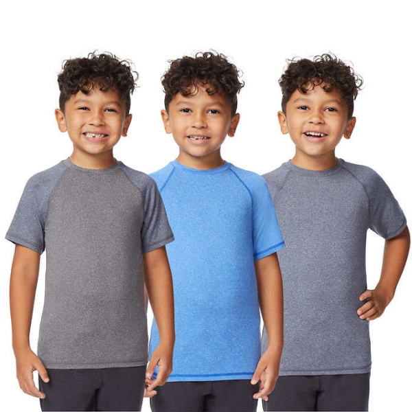 32 Degrees Cool Youth 3 pack Active Tee