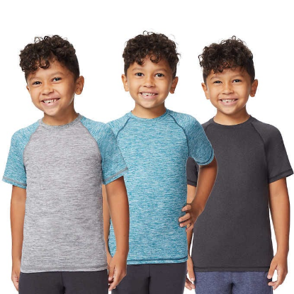 32 Degrees Cool Youth 3 pack Active Tee