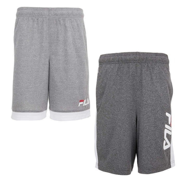 Fila Youth 2 pack Short Gray