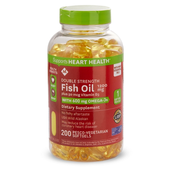 Picture of Member's Mark 600mg Omega-3 from Fish Oil with 50 mcg Vitamin D3 (200 ct.)