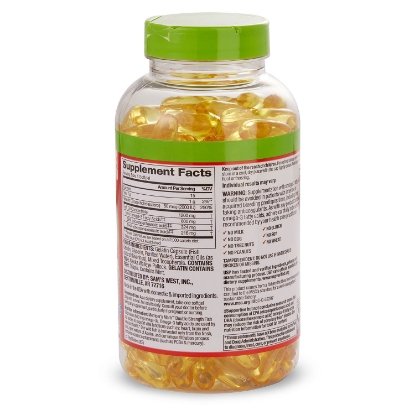 Picture of Member's Mark 600mg Omega-3 from Fish Oil with 50 mcg Vitamin D3 (200 ct.)