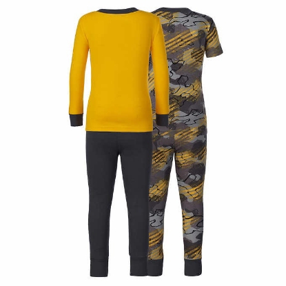 Kirkland Signature Kids' 4-piece PJ Set Yellow Construction