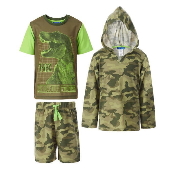 Saint Eve Youth 3-piece PJ Set Dino