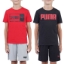 Puma Kids 4 piece Set Black and Red