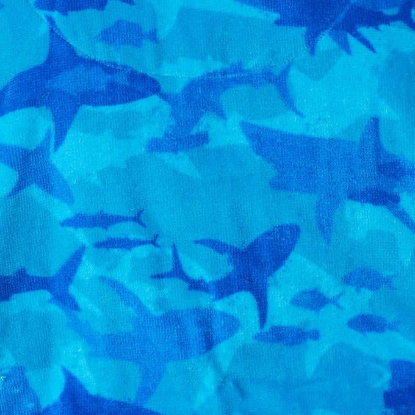 Saint Eve Youth Beach Cover Up and Swimsuit Set Shark