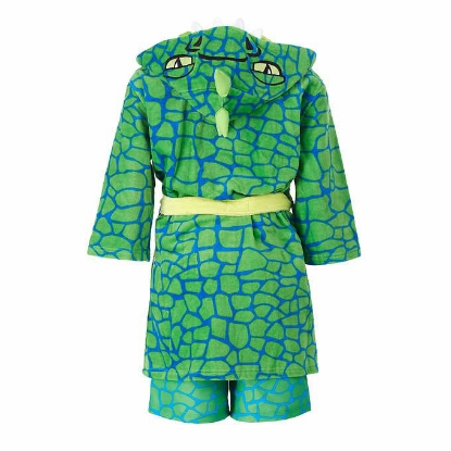 Saint Eve Youth Beach Cover Up and Swimsuit Set Dinosaur