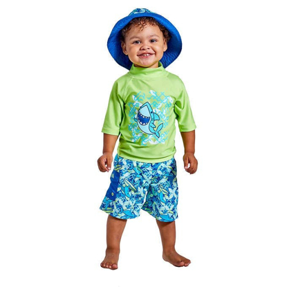 UV Skinz Kids 3 piece Swim Set Shark