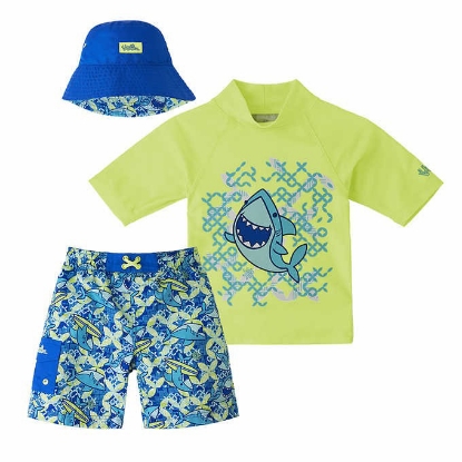UV Skinz Kids 3 piece Swim Set Shark