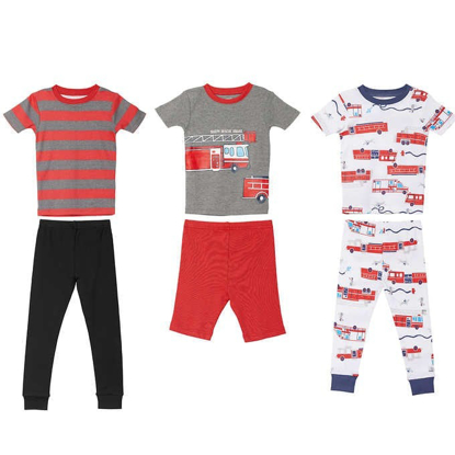 Carter's Kids 6 piece Cotton PJ Fire Truck