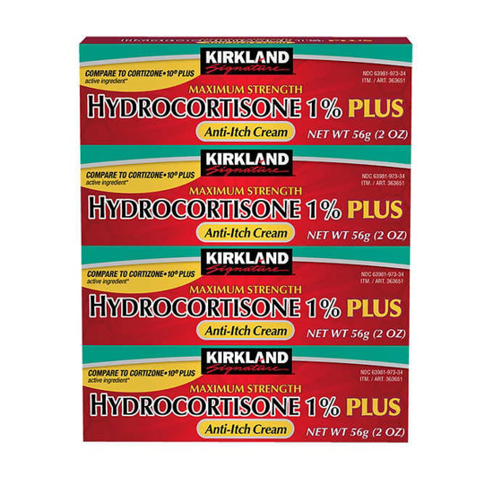 Picture of Kirkland Signature Hydrocortisone 1% PLUS Anti-Itch Cream, 8 Ounces