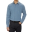Kirkland Signature Men’s Performance Sport Shirt, Dark Blue/Gray Check