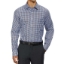 Kirkland Signature Men’s Tailored Fit Dress Shirt Blue/Brown Check